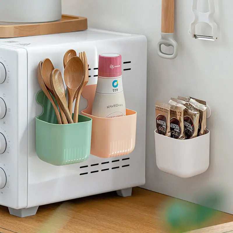 Magnetic Wall Hanging Storage Box for Kitchen