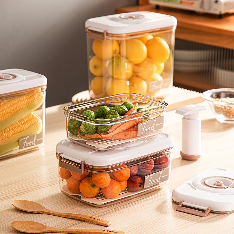 Food Vacuum Storage Box with Free Vacuum Sealer